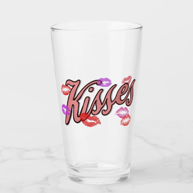 LIP KISSES GLAS (Vorderseite)