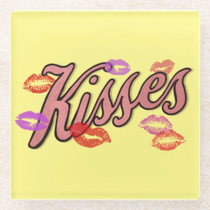 LIP KISSES GLASUNTERSETZER