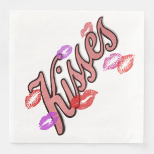 LIP KISSES SERVIETTE