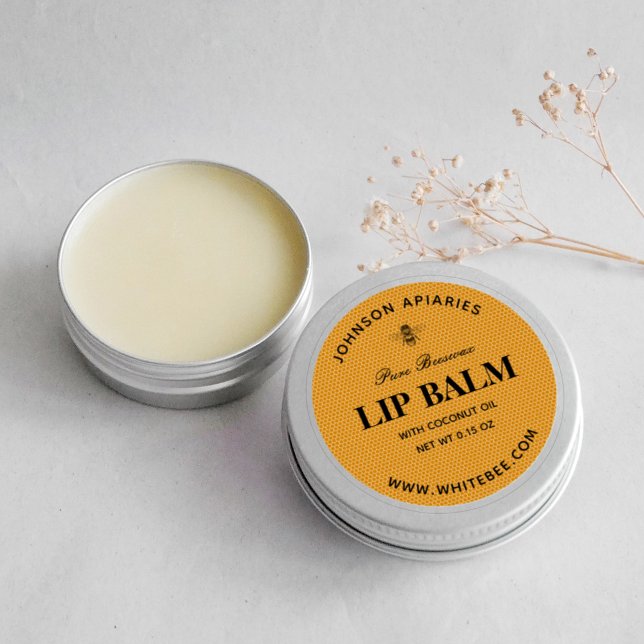 Lip Lip Beeswax Balm Étiquettes (Créateur téléchargé)
