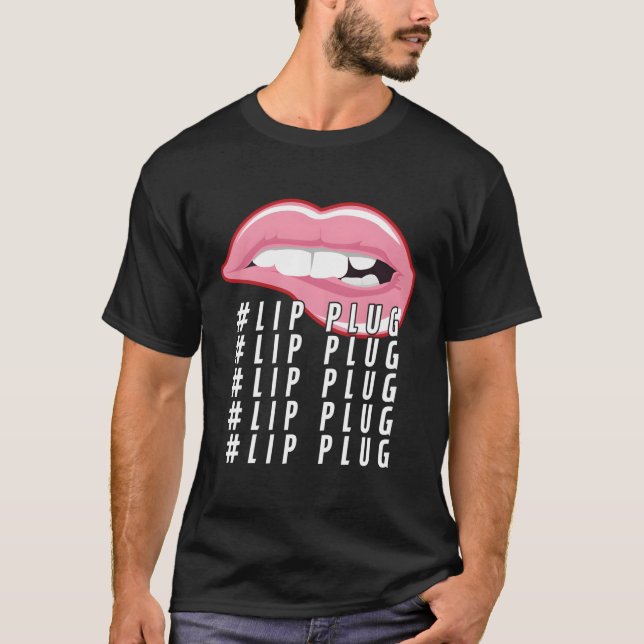Lip Plug Dermal Filler Ästhetische Nurse-Injektion T-Shirt (Vorderseite)