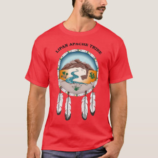 Lipan Apache der ROTE T - Shirt der Stamm-Männer