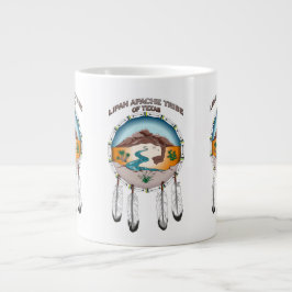 Lipan Apache Stamm 20-Unze-weiße riesige Tasse