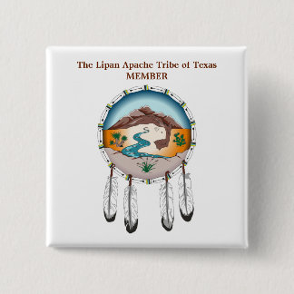 Lipan Apache Stamm des Button