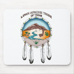 Lipan Apache Stamm von Texas Mousepad