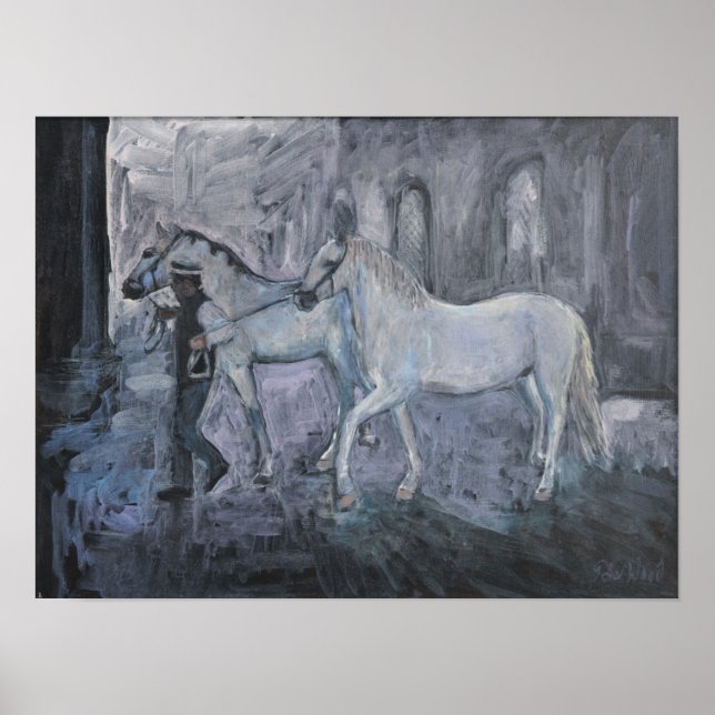 Lipizzaner Pferde Wien Poster (Vorne)