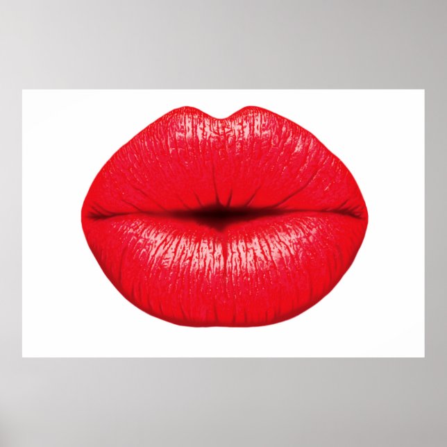 Lippen-327493 Lippen-Lippenstift-Liebe Poster (Vorne)