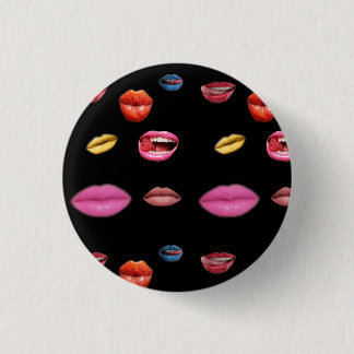 Lippen-Abzeichen Button
