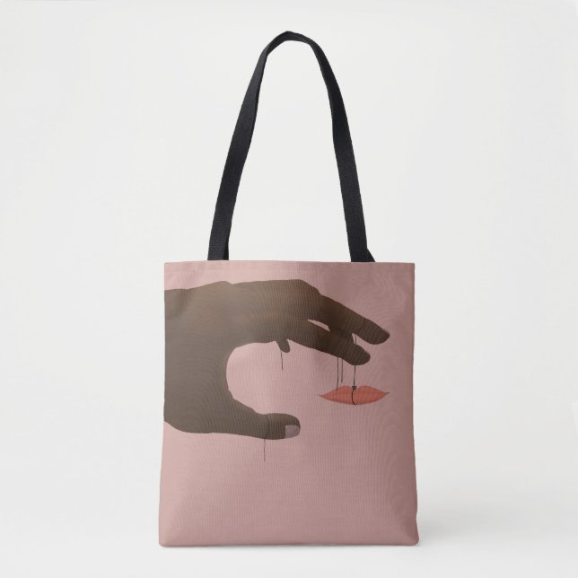 Lippen auf einem Stachel Tasche (Vorderseite)