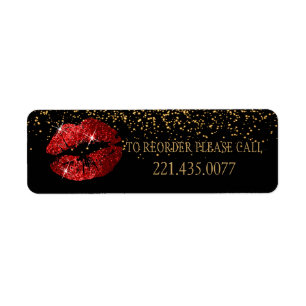 Lippen des roten Glitzer - Wiederherstellung