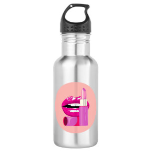 Lippen Edelstahlflasche