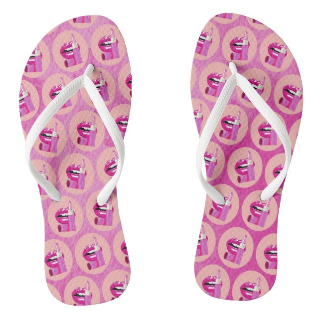 Lippen Flip Flops (Fußbett)