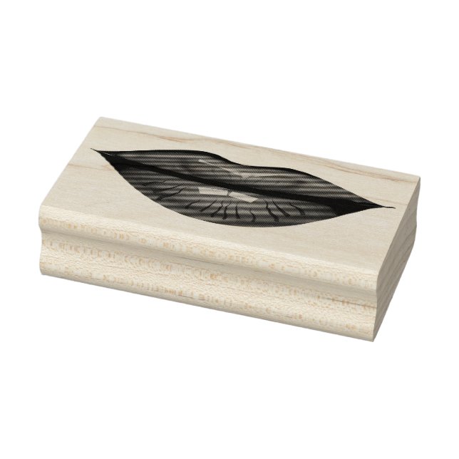 Lippen Gummistempel (Stempel)