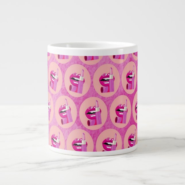 Lippen Jumbo-Tasse (Vorderseite)