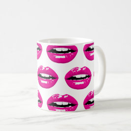 Lippen Kaffeetasse
