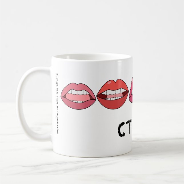 Lippen Kaffeetasse (Links)
