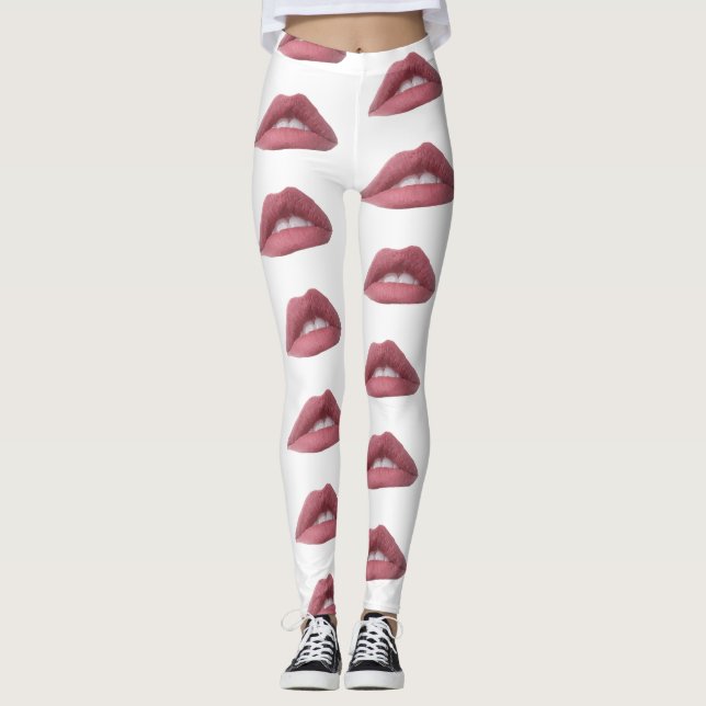 Lippen Leggings (Vorderseite)