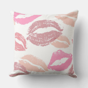 Lippen/Lieben Sie Valentine Pillow Reversible Kissen