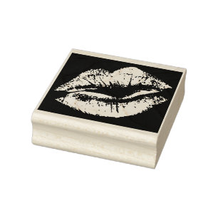Lippen Lippen Klumpen Tasche Gummi Briefmarke Gummistempel
