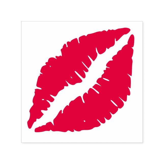 Lippen - mit Kuss versiegelt Permastempel (Design)