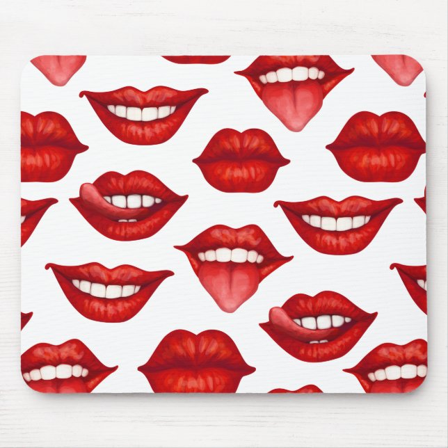 Lippen Mousepad (Vorne)