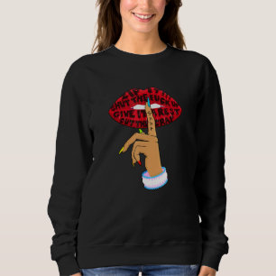 Lippen nicht binäre Transgender Lesben Gay for Pri Sweatshirt