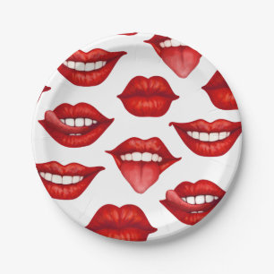 Lippen Pappteller
