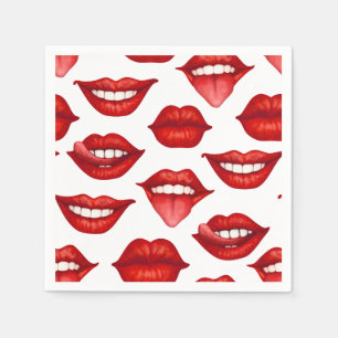 Lippen Serviette