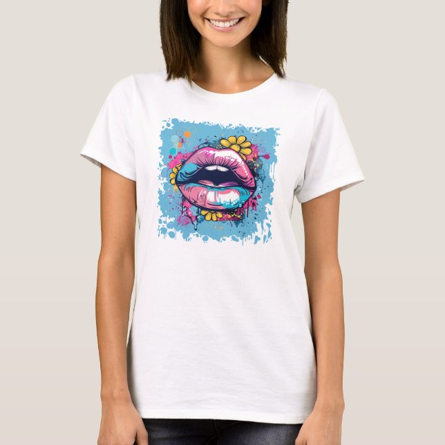 Lippen T-Shirt (Vorderseite)