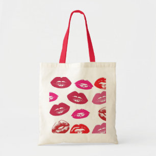 Lippen Tragetasche