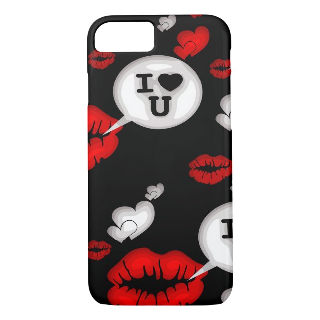 Lippen und Liebe Case-Mate iPhone Hülle (Rückseite)