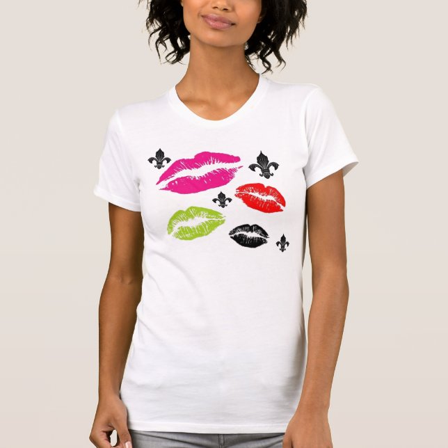 Lippen- und Lilient-stück T-Shirt (Vorderseite)