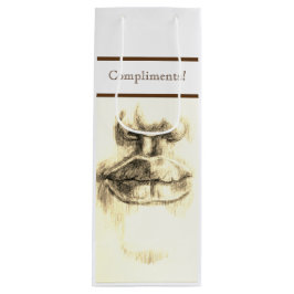 Lippen- und Nasenstifte Zeichnend Geschenktasche Geschenktüte Für Weinflaschen