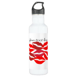 Lippen Wasserflasche personalisieren Edelstahlflasche