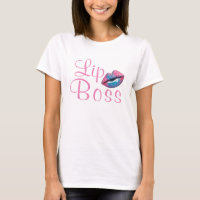 Lippenchef-Lippenstift-Verteiler-Shirt
