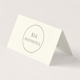 Lippenfüller Aftercare Instruction Business Card Visitenkarten