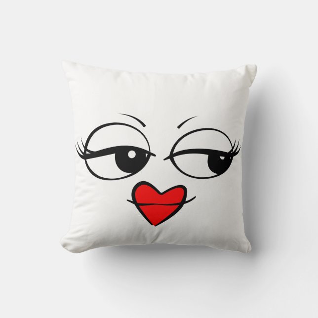 Lippenkissen Kissen (Vorderseite)