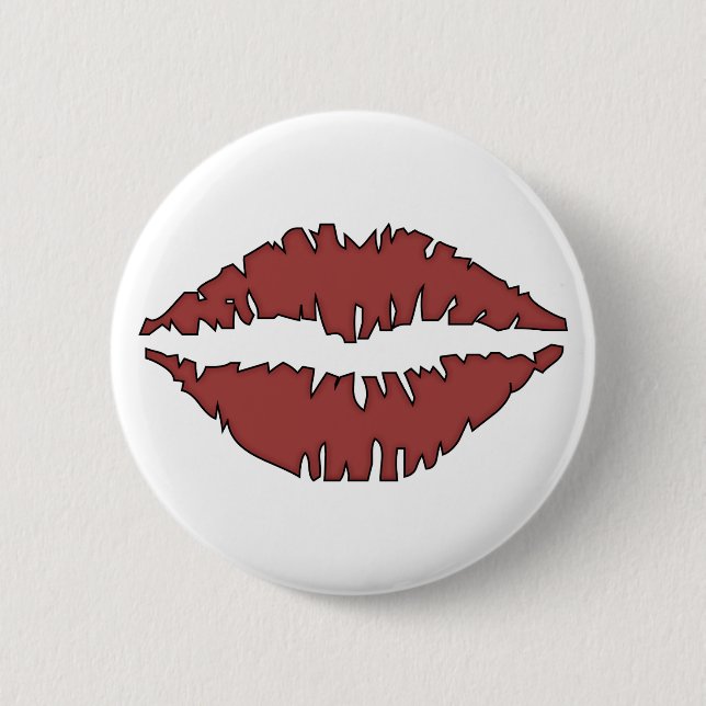 Lippenknopf Button (Vorderseite)