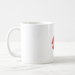 Lippenkuss-Kennzeichen-Tasse mit Bild des Kaffeetasse