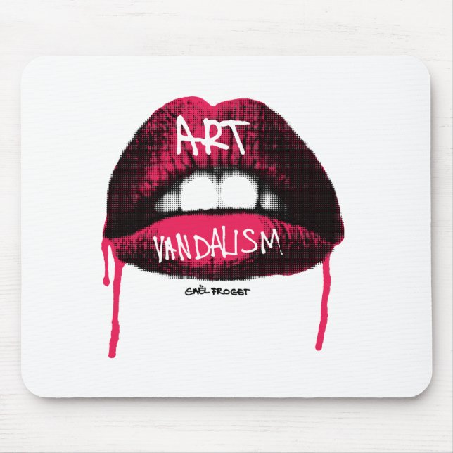 Lippenmousepad Mousepad (Vorne)