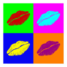 Lippenplakat