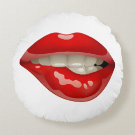 Lippenpolster Rundes Kissen
