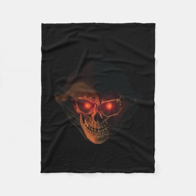 LIPPENSensenmann-KOPF BLANKET_3 Fleecedecke (Vorderseite)