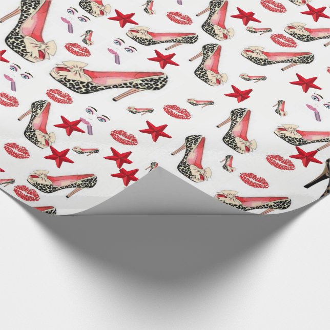 Lippenstift aus Geschenkpapier (Ecke)
