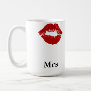 Lippenstift-Fleck-Frau Kaffeetasse