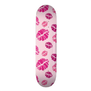 Lippenstift-Kuss-Form-Druck-Muster Skateboard