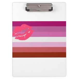 Lippenstift-Lesbe Klemmbrett