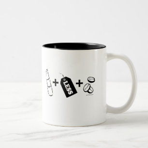 Lippenstift-Lesbe Zweifarbige Tasse