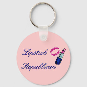 Lippenstift-Republikaner-Schlüsselanhänger Schlüsselanhänger