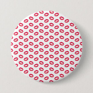 Lippenstift-Rosa-Küsse Button